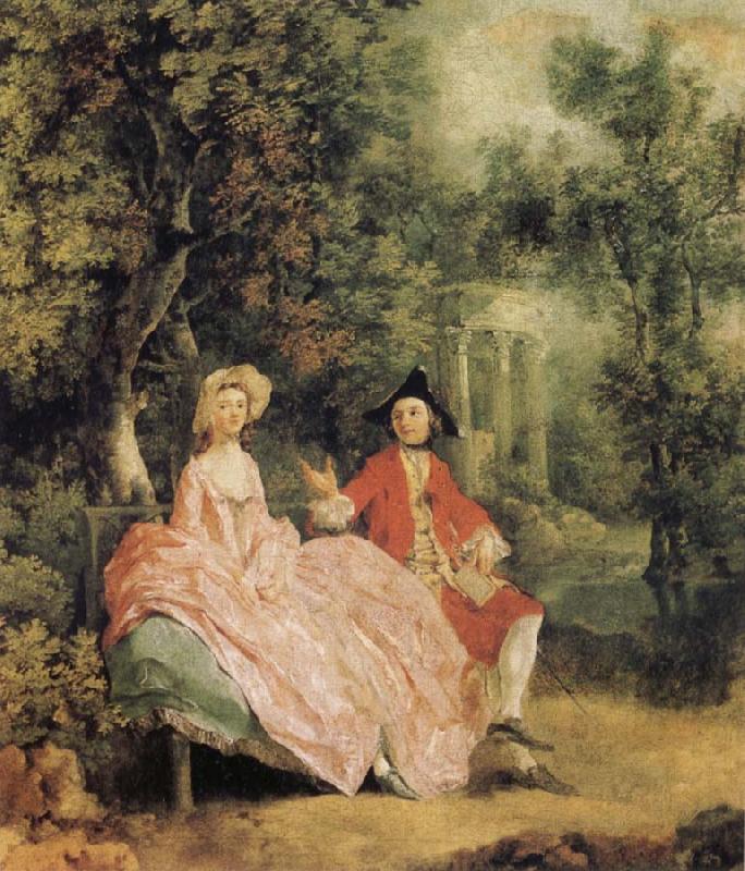 Thomas Gainsborough Lady and Gentleman in a Landscape